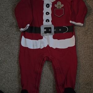 Holiday Time Red Santa Bodysuit For Baby!